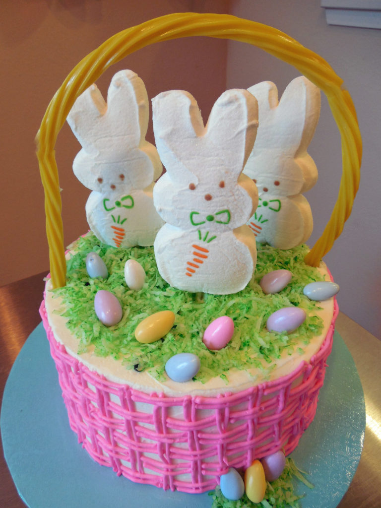 Easter Peeps Bunny Cake