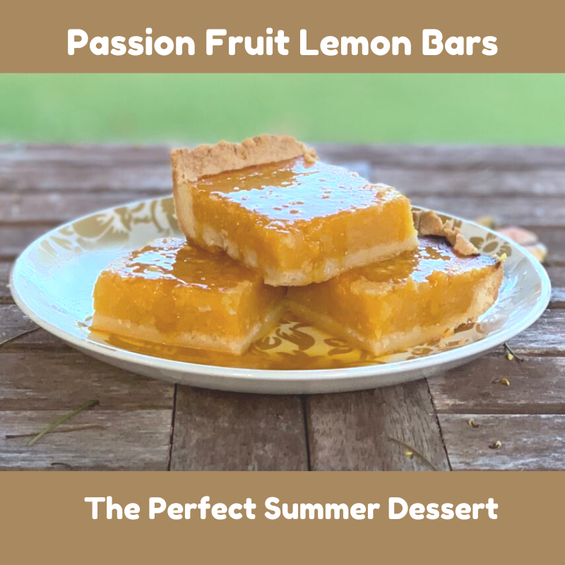 Passion Fruit Lemon Bars