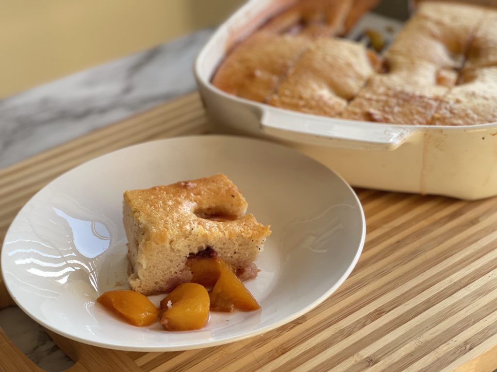 Protein Packed Peach Cobbler
